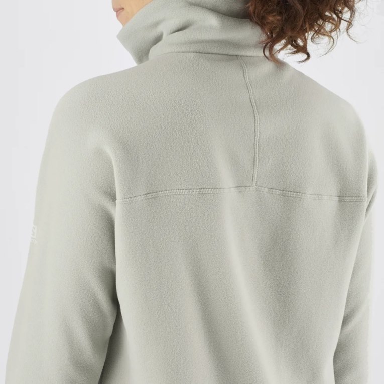 Sudaderas Salomon Essential Cosy Fleece Mujer Grises Claro | MX JENL753